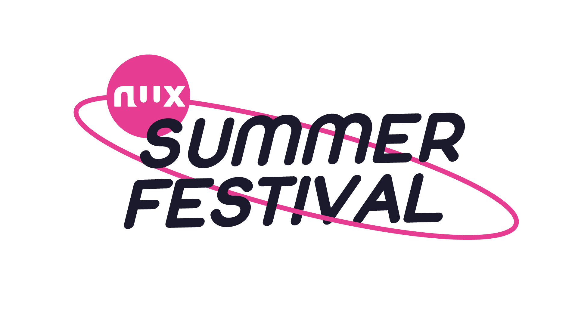 logo bleu du nwx summer festival transparent